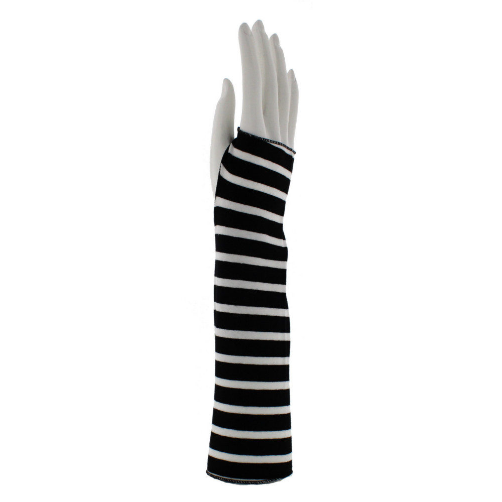 Zac's Alter Ego - Striped Chauffe bras - Noir/Blanc